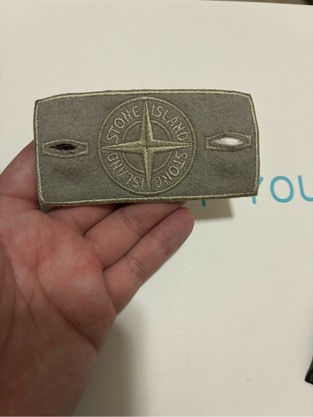 Stone Island Ghost Beige Badge